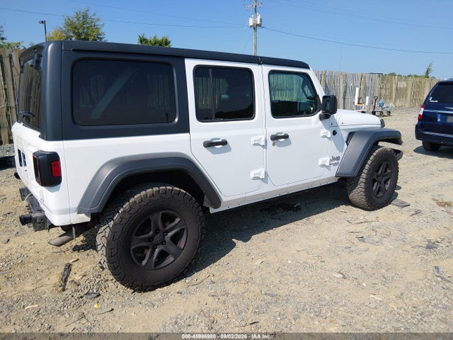 Продаж на аукціоні авто 2018 Jeep Wrangler Unlimited Sport S 4x4, vin: 1C4HJXDG6JW229703, номер лоту: 45986980