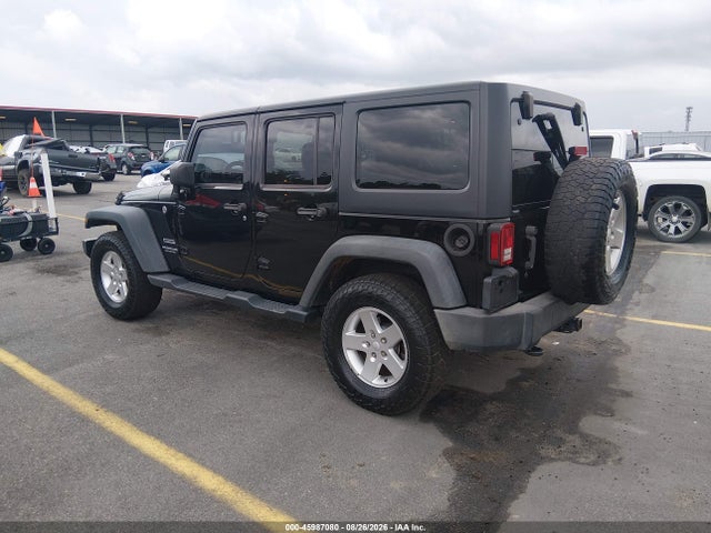 Продажа на аукционе авто 2016 Jeep Wrangler Unlimited Sport, vin: 1C4BJWDG8GL148891, номер лота: 45987080