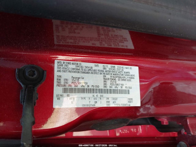 2015 Ford C-max Hybrid Sel მანქანა იყიდება აუქციონზე, vin: 1FADP5BU0FL116869, აუქციონის ნომერი: 45987155