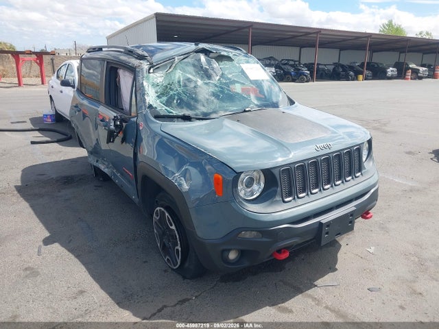 Продаж на аукціоні авто 2017 Jeep Renegade Trailhawk 4x4, vin: ZACCJBCB1HPG39187, номер лоту: 45987219