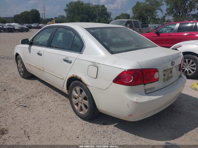 2008 Kia Optima Ex მანქანა იყიდება აუქციონზე, vin: KNAGE123885229731, აუქციონის ნომერი: 45987243