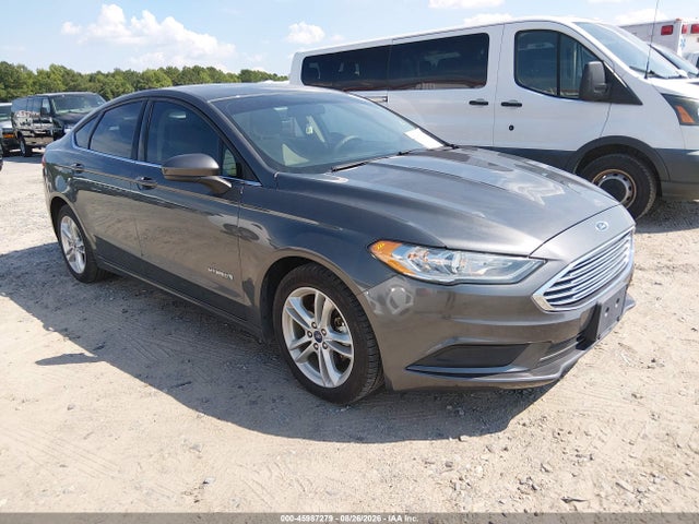 2018 Ford Fusion Hybrid S მანქანა იყიდება აუქციონზე, vin: 3FA6P0UU2JR282037, აუქციონის ნომერი: 45987279