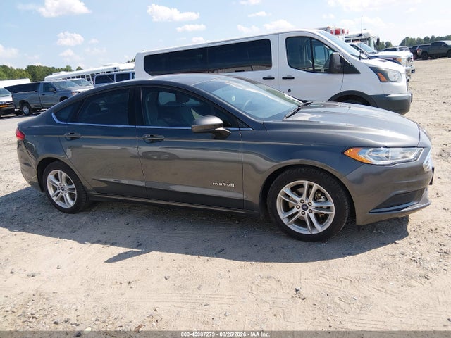 2018 Ford Fusion Hybrid S მანქანა იყიდება აუქციონზე, vin: 3FA6P0UU2JR282037, აუქციონის ნომერი: 45987279