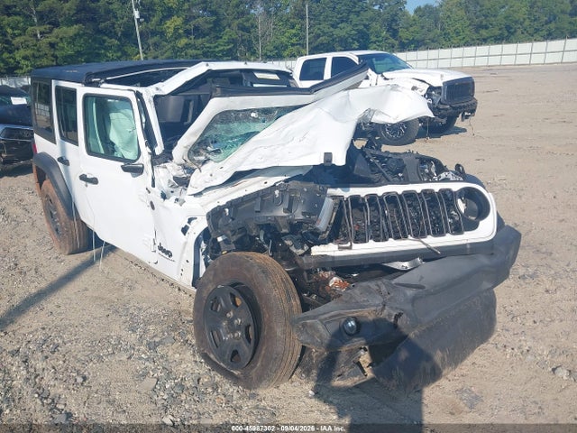 2024 Jeep Wrangler 4-door Sport 4x4 მანქანა იყიდება აუქციონზე, vin: 1C4PJXDG3RW326767, აუქციონის ნომერი: 45987302