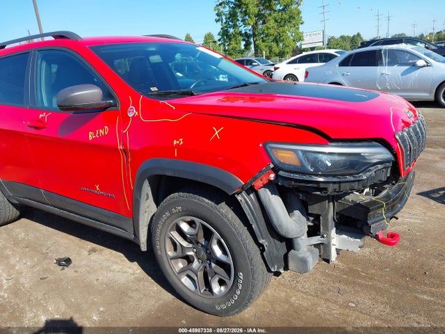 45987338 :رقم المزاد ، 1C4PJMBX5KD398606 vin ، 2019 Jeep Cherokee Trailhawk 4x4 مزاد بيع