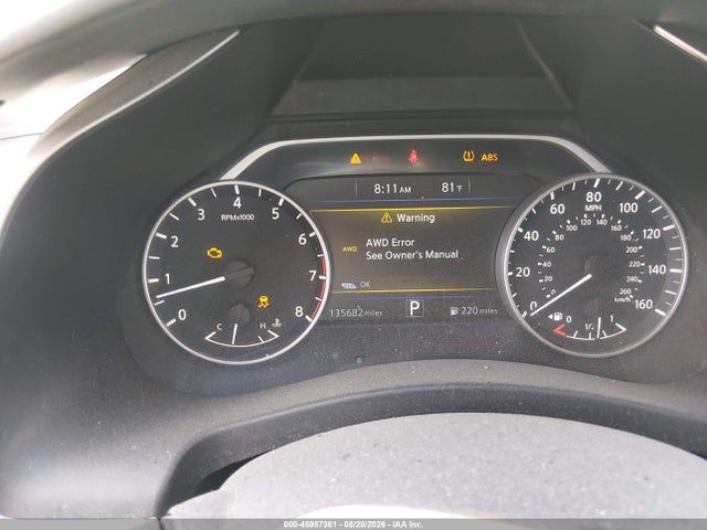 Продажа на аукционе авто 2017 Nissan Murano Sv, vin: 5N1AZ2MH3HN119533, номер лота: 45987361