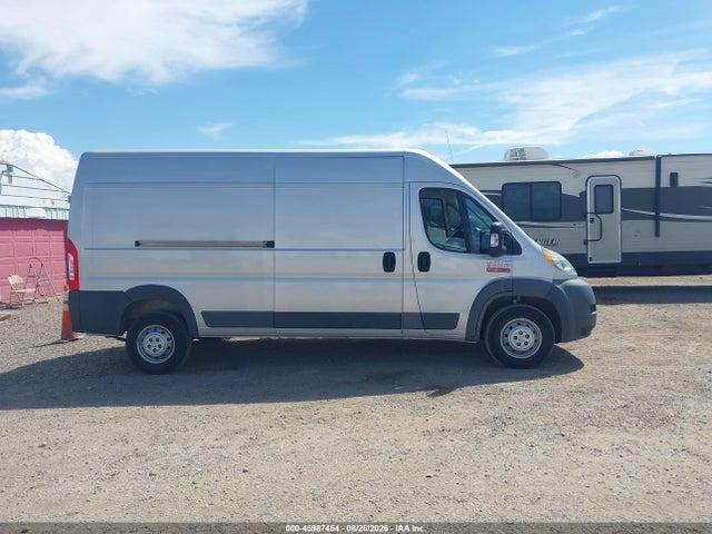 45987454 :رقم المزاد ، 3C6URVHG3JE153669 vin ، 2018 Ram Promaster 3500 High Roof 159 Wb مزاد بيع