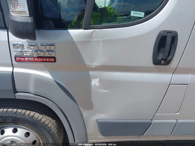 45987454 :رقم المزاد ، 3C6URVHG3JE153669 vin ، 2018 Ram Promaster 3500 High Roof 159 Wb مزاد بيع
