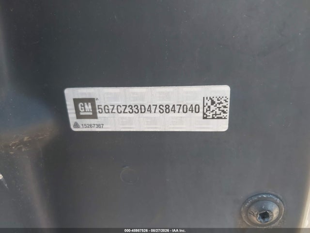45987526 :رقم المزاد ، 5GZCZ33D47S847040 vin ، 2007 Saturn Vue 4 Cyl مزاد بيع