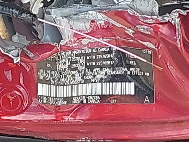 Aukcja sprzedaży 2020 Toyota Rav4 Le, vin: 2T3H1RFV8LW062219, numer aukcji: 45987532