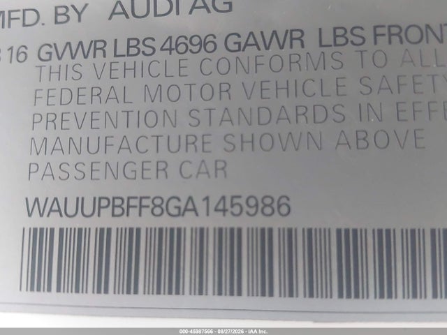 Audi A3 E-tron 1.4t Premium 2016 WAUUPBFF8GA145986 Image 9