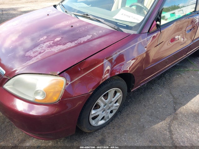 45987596 :رقم المزاد ، 2HGES26733H575467 vin ، 2003 Honda Civic Ex مزاد بيع