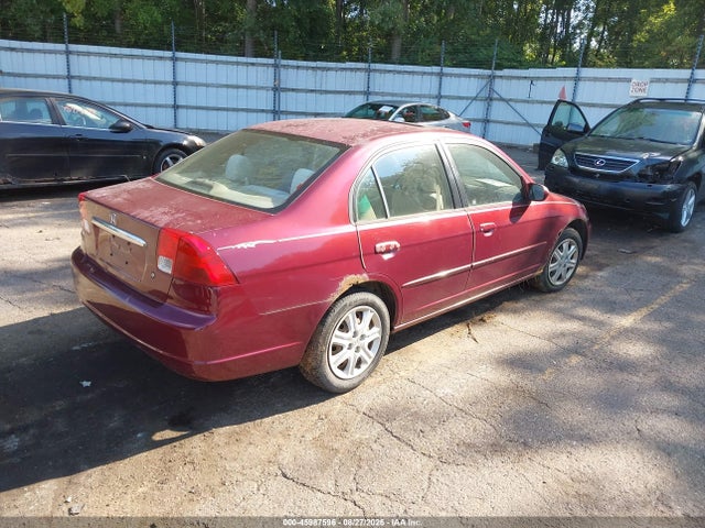45987596 :رقم المزاد ، 2HGES26733H575467 vin ، 2003 Honda Civic Ex مزاد بيع