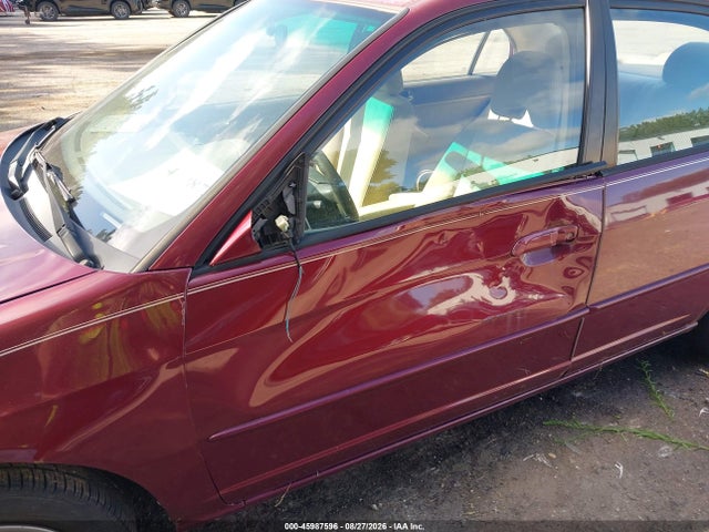 45987596 :رقم المزاد ، 2HGES26733H575467 vin ، 2003 Honda Civic Ex مزاد بيع