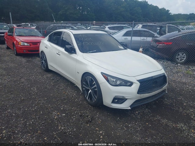 2020 Infiniti Q50 Luxe Awd მანქანა იყიდება აუქციონზე, vin: JN1EV7ARXLM252688, აუქციონის ნომერი: 45987664