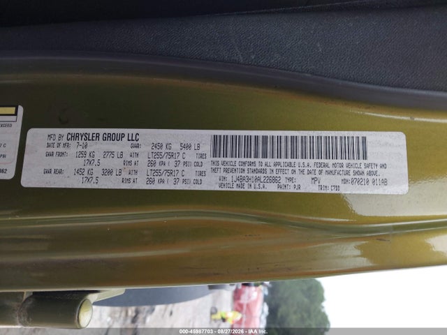 Продаж на аукціоні авто 2010 Jeep Wrangler Unlimited Sport, vin: 1J4BA3H10AL226862, номер лоту: 45987703