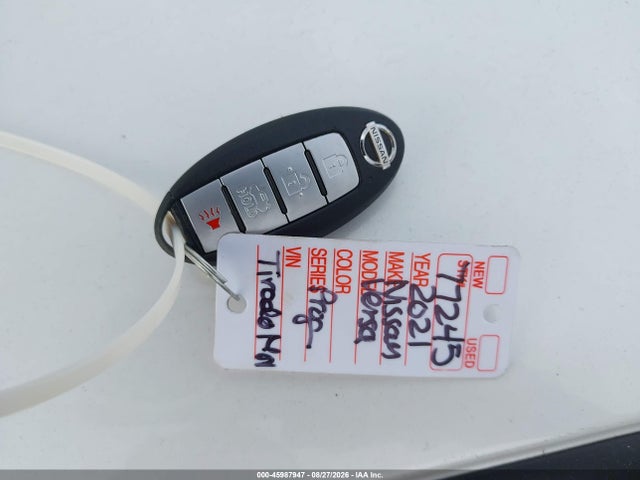 45987947 :رقم المزاد ، 3N1CN8EV9ML889300 vin ، 2021 Nissan Versa Sv Xtronic Cvt مزاد بيع