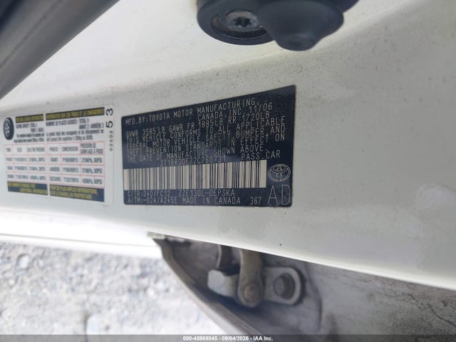 Продаж на аукціоні авто 2007 Toyota Corolla S, vin: 2T1BR30E77C760731, номер лоту: 45988045
