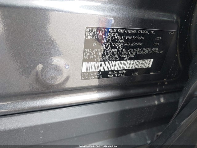 2025 Toyota Rav4 Hybrid Xse მანქანა იყიდება აუქციონზე, vin: 4T3E6RFV2SU186165, აუქციონის ნომერი: 45988084