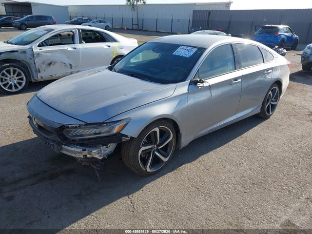 45988126 :رقم المزاد ، 1HGCV1F33NA120982 vin ، 2022 Honda Accord Sport مزاد بيع
