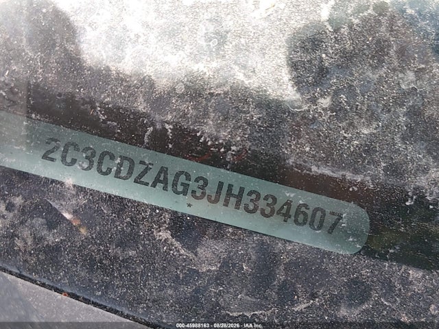 2C3CDZAG3JH334607 Dodge Challenger Sxt Plus
