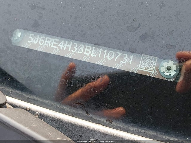 Продаж на аукціоні авто 2011 Honda Cr-v Lx, vin: 5J6RE4H33BL110731, номер лоту: 45988255
