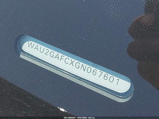 45988487 :رقم المزاد ، WAU2GAFCXGN067601 vin ، 2016 Audi A7 3.0t Premium Plus مزاد بيع
