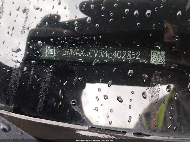 2021 Chevrolet Equinox Awd Lt მანქანა იყიდება აუქციონზე, vin: 3GNAXUEV5ML402852, აუქციონის ნომერი: 45988524
