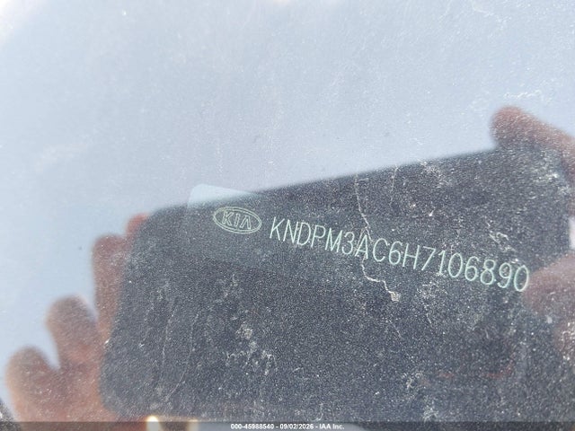 Продажа на аукционе авто 2017 Kia Sportage Lx, vin: KNDPM3AC6H7106890, номер лота: 45988540