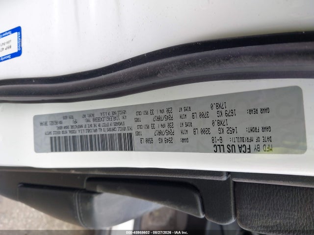 Продажа на аукционе авто 2018 Jeep Grand Cherokee Laredo E 4x2, vin: 1C4RJEAG1JC438300, номер лота: 45988602
