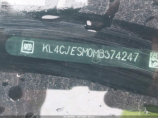 45988652 :رقم المزاد ، KL4CJESM0MB374247 vin ، 2021 Buick Encore Awd Preferred مزاد بيع