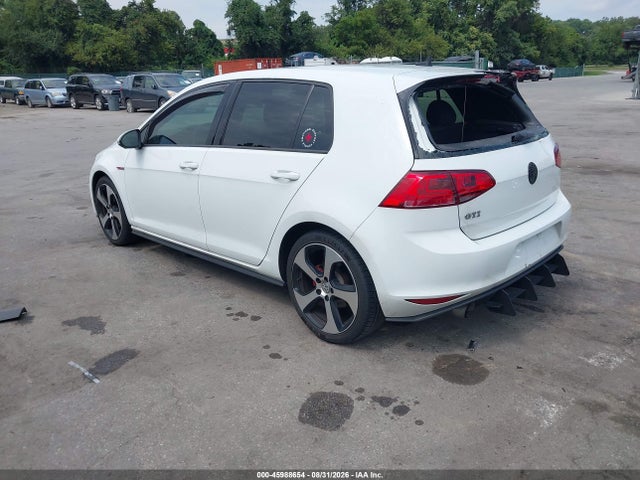 Aukcja sprzedaży 2017 Volkswagen Golf Gti Autobahn 4-door/s 4-door/se 4-door/sport 4-door, vin: 3VW5T7AU5HM027126, numer aukcji: 45988654