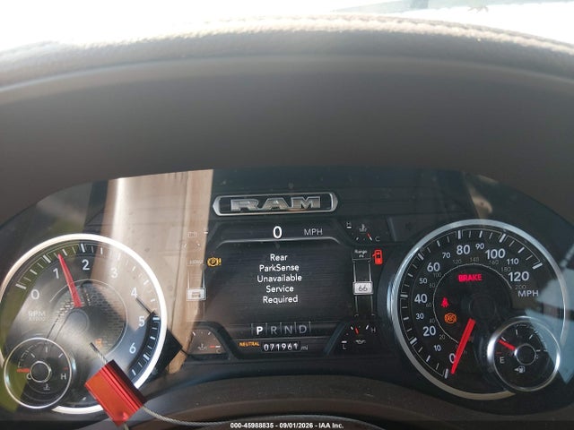 45988835 :رقم المزاد ، 1C6SRFJT3LN141847 vin ، 2020 Ram 1500 Laramie  4x4 5'7 Box مزاد بيع