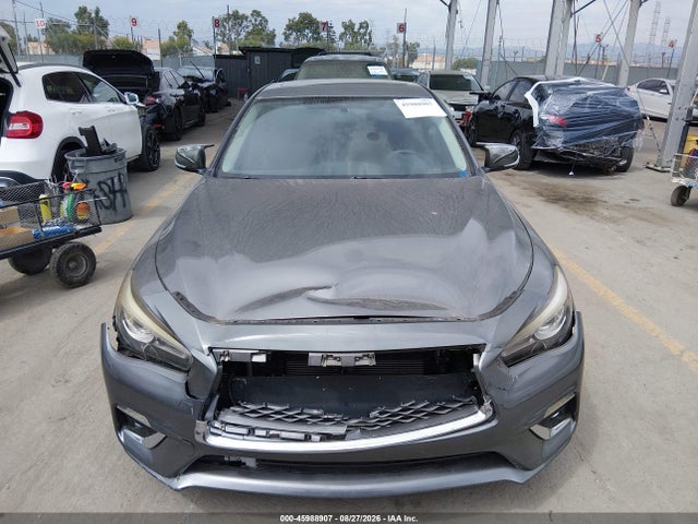 2019 Infiniti Q50 3.0t Luxe მანქანა იყიდება აუქციონზე, vin: JN1EV7AP5KM513870, აუქციონის ნომერი: 45988907