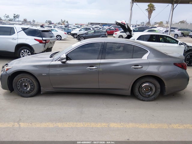 2019 Infiniti Q50 3.0t Luxe მანქანა იყიდება აუქციონზე, vin: JN1EV7AP5KM513870, აუქციონის ნომერი: 45988907
