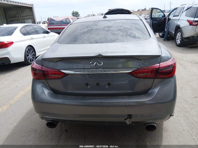 2019 Infiniti Q50 3.0t Luxe მანქანა იყიდება აუქციონზე, vin: JN1EV7AP5KM513870, აუქციონის ნომერი: 45988907