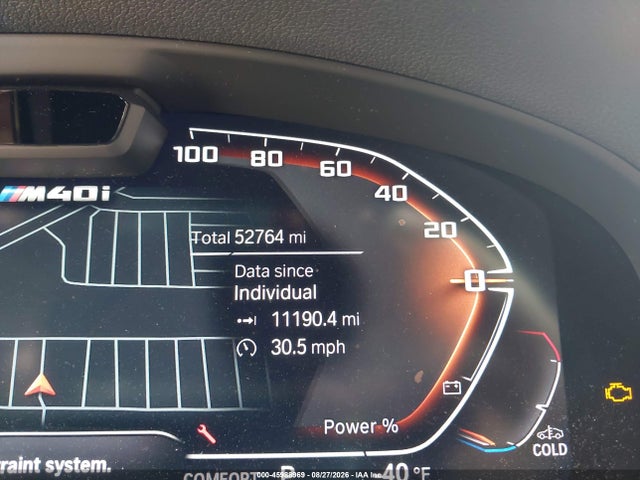 45988969 :رقم المزاد ، 5UX83DP04N9M78298 vin ، 2022 Bmw X3 M40i مزاد بيع