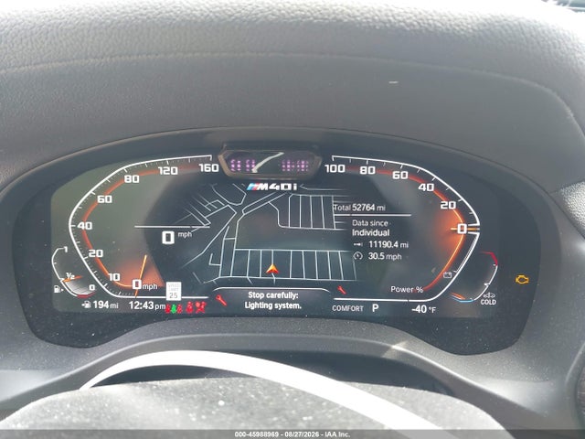 45988969 :رقم المزاد ، 5UX83DP04N9M78298 vin ، 2022 Bmw X3 M40i مزاد بيع