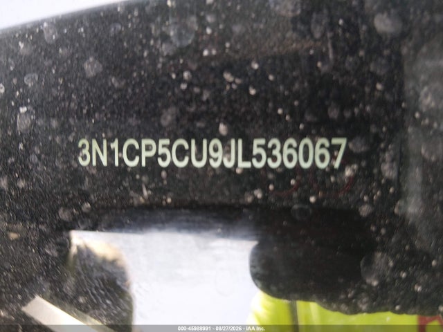 3N1CP5CU9JL536067 Nissan KICKS SV