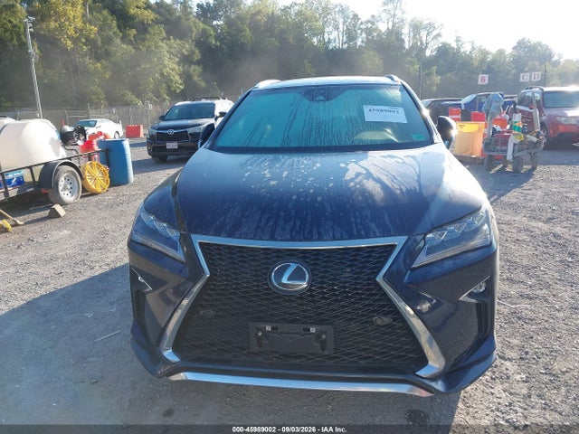 45989002 :رقم المزاد ، 2T2BZMCA0HC118556 vin ، 2017 Lexus Rx 350 F Sport مزاد بيع