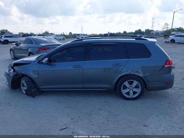 2018 Volkswagen Golf Sportwagen Tsi S/tsi Se მანქანა იყიდება აუქციონზე, vin: 3VWD17AU9JM761761, აუქციონის ნომერი: 45989046