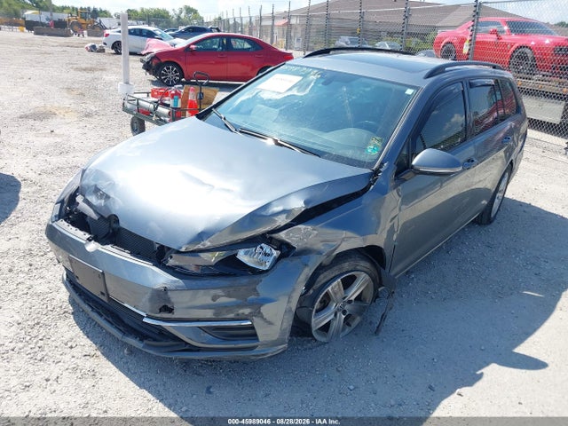 2018 Volkswagen Golf Sportwagen Tsi S/tsi Se მანქანა იყიდება აუქციონზე, vin: 3VWD17AU9JM761761, აუქციონის ნომერი: 45989046
