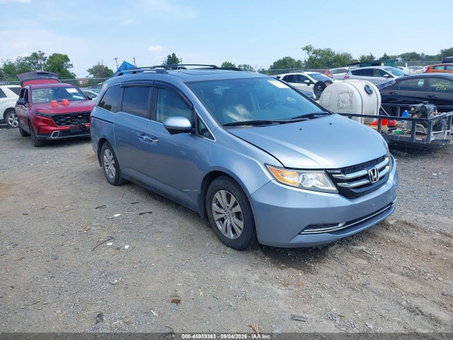 2014 Honda Odyssey Ex-l მანქანა იყიდება აუქციონზე, vin: 5FNRL5H67EB056014, აუქციონის ნომერი: 45989363