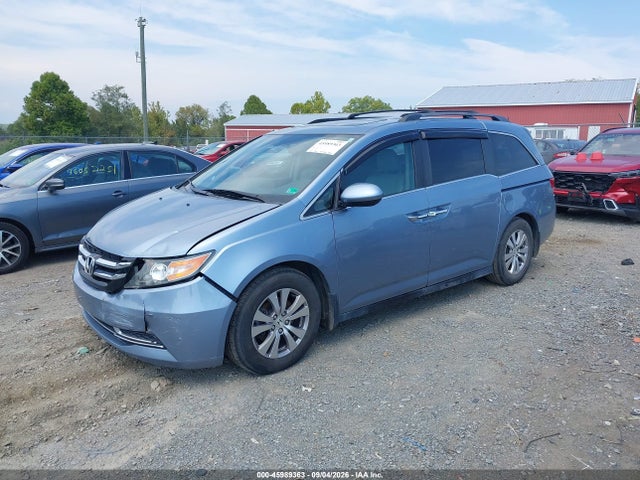 2014 Honda Odyssey Ex-l მანქანა იყიდება აუქციონზე, vin: 5FNRL5H67EB056014, აუქციონის ნომერი: 45989363