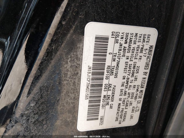 Продаж на аукціоні авто 2017 Nissan Rogue Sport Sv, vin: JN1BJ1CP7HW001565, номер лоту: 45989486