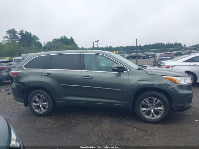 2014 Toyota Highlander Le Plus V6 მანქანა იყიდება აუქციონზე, vin: 5TDBKRFHXES043558, აუქციონის ნომერი: 45989500