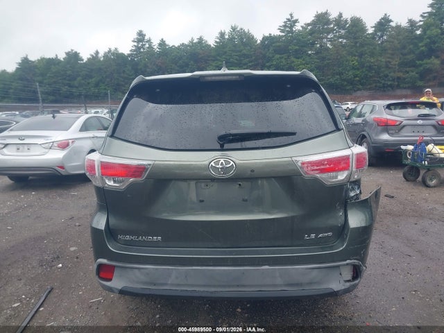 2014 Toyota Highlander Le Plus V6 მანქანა იყიდება აუქციონზე, vin: 5TDBKRFHXES043558, აუქციონის ნომერი: 45989500