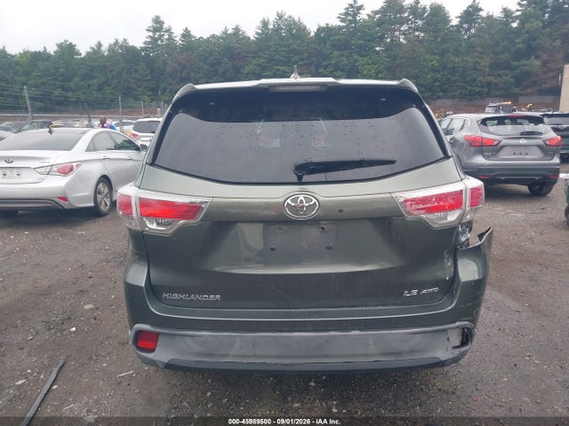 2014 Toyota Highlander Le Plus V6 მანქანა იყიდება აუქციონზე, vin: 5TDBKRFHXES043558, აუქციონის ნომერი: 45989500