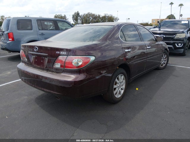 2004 Lexus Es 330 მანქანა იყიდება აუქციონზე, vin: JTHBA30G840006492, აუქციონის ნომერი: 45989588