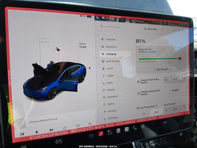 Aukcja sprzedaży 2018 Tesla Model 3 Long Range/mid Range, vin: 5YJ3E1EA3JF160284, numer aukcji: 45989635
